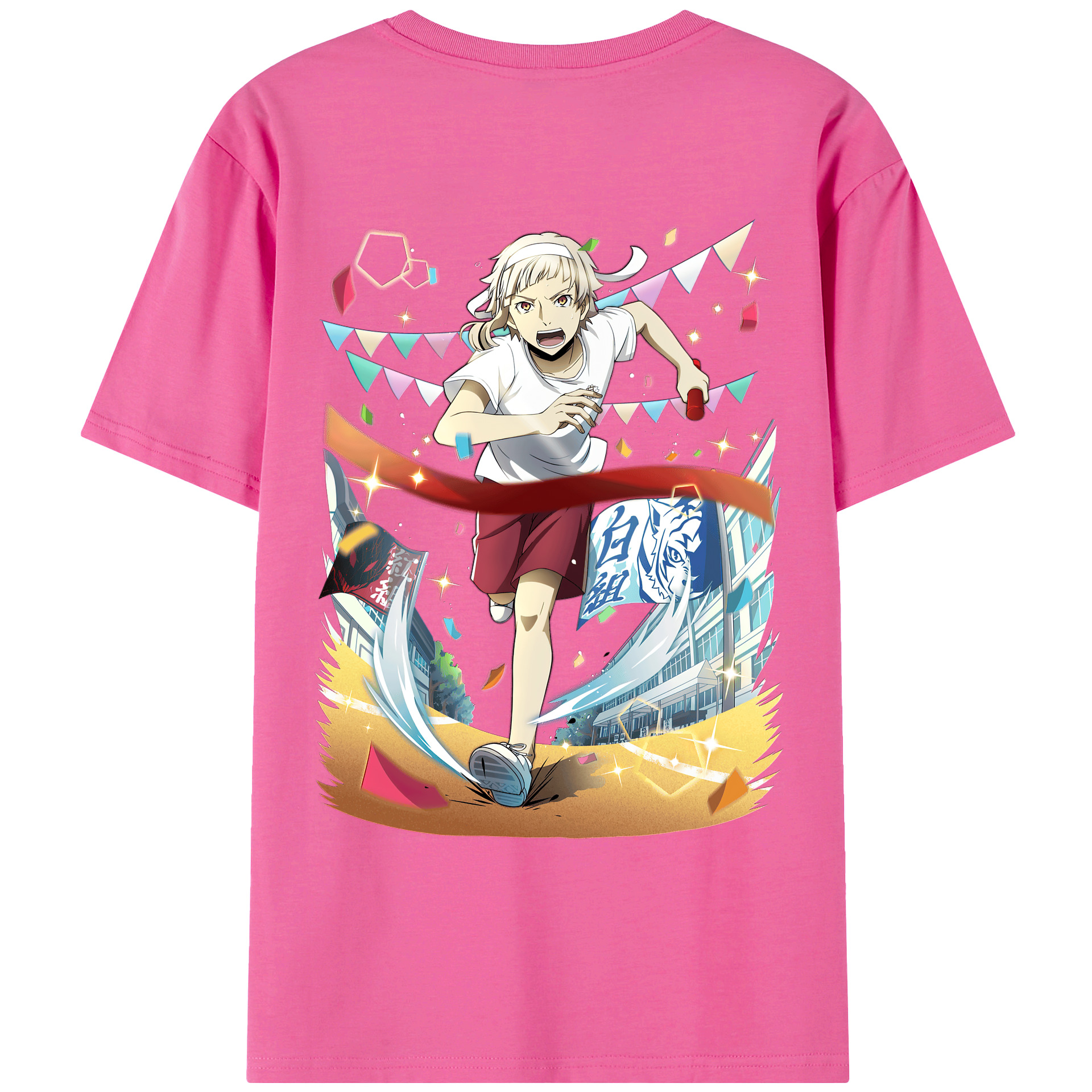 （画像用） 文豪ストレイドッグス Bungo Stray Dogs レディース半袖Tシャツ(バックプリント)